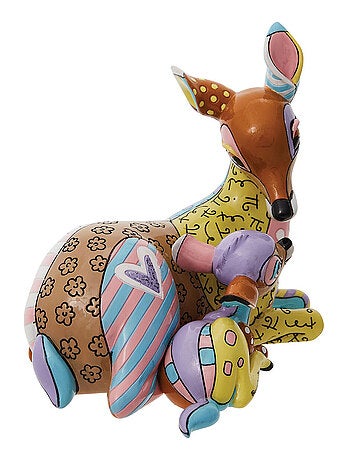 Figurine bambi et sa maman