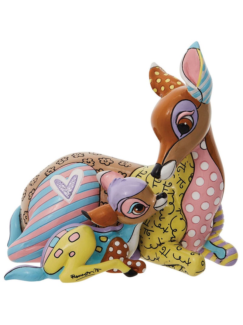 Figurine bambi et sa maman Multicolore - Kiabi