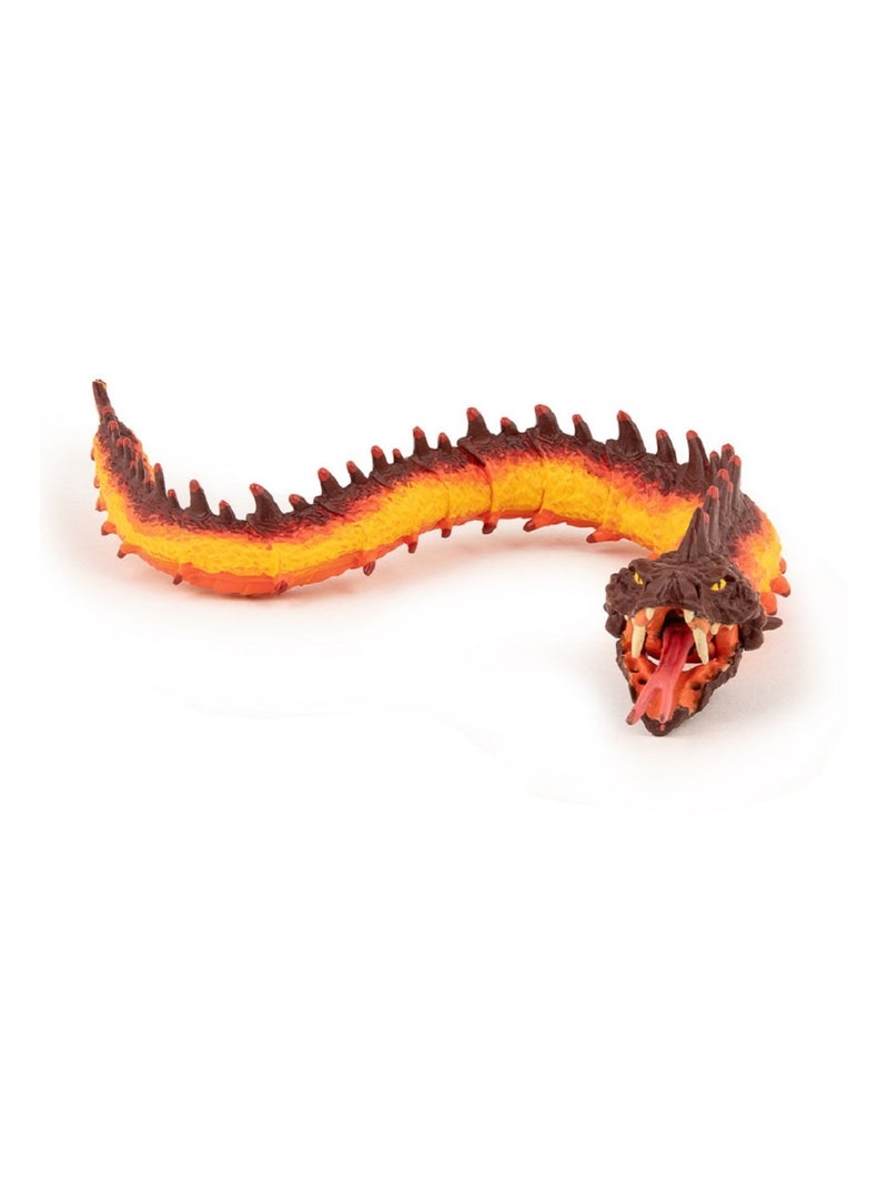 Figurine Basilic serpent de feu Orange - Kiabi