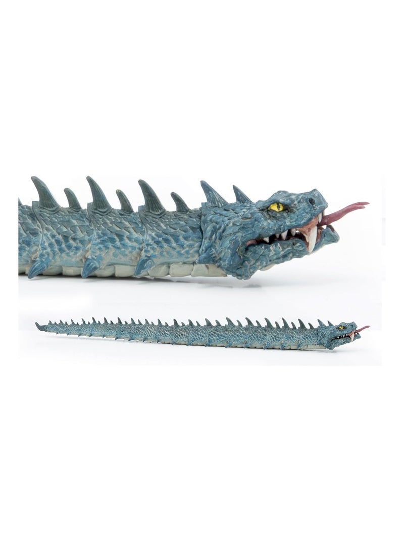 Figurine Basilic serpent maléfique légendaire Bleu - Kiabi