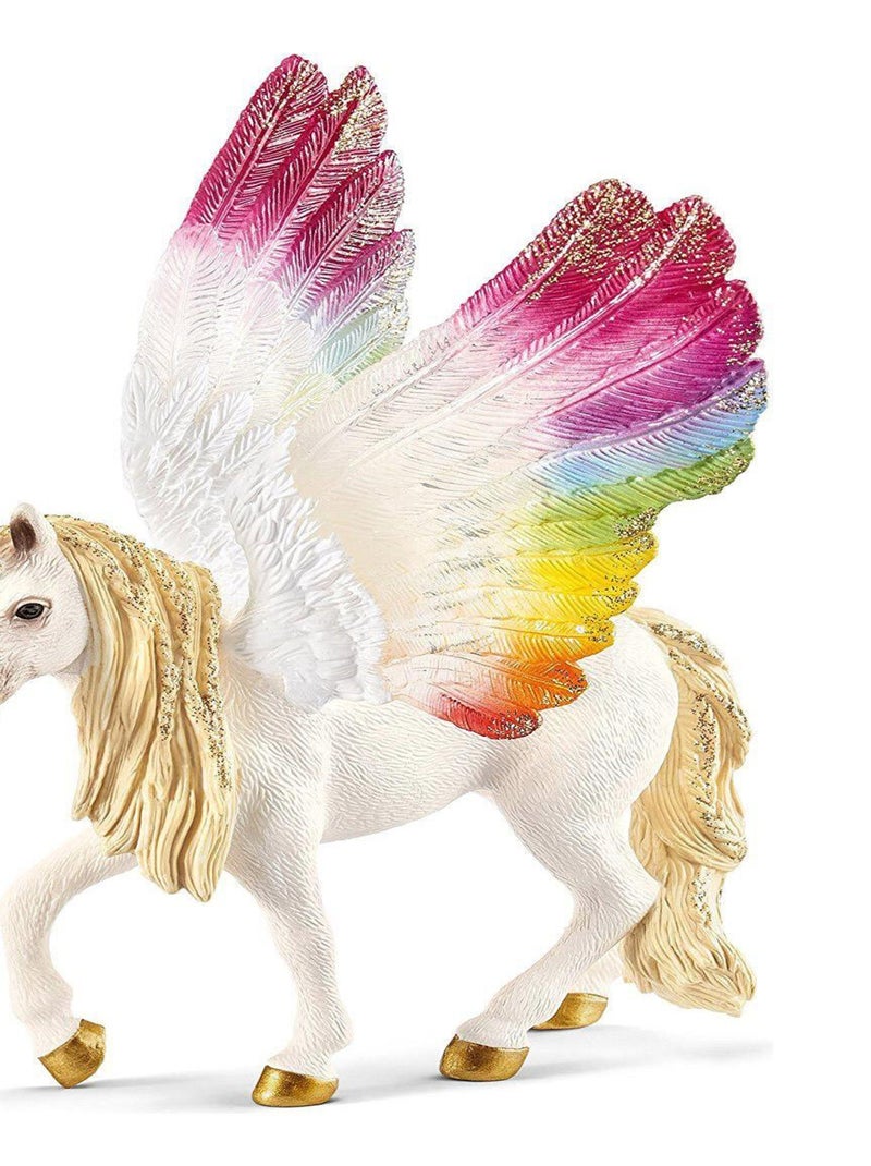 Figurine Bayala : Licorne ailée arc-en-ciel N/A - Kiabi