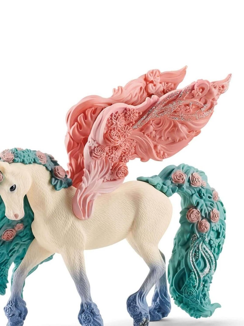 Figurine bayala : Pégase aux fleurs N/A - Kiabi