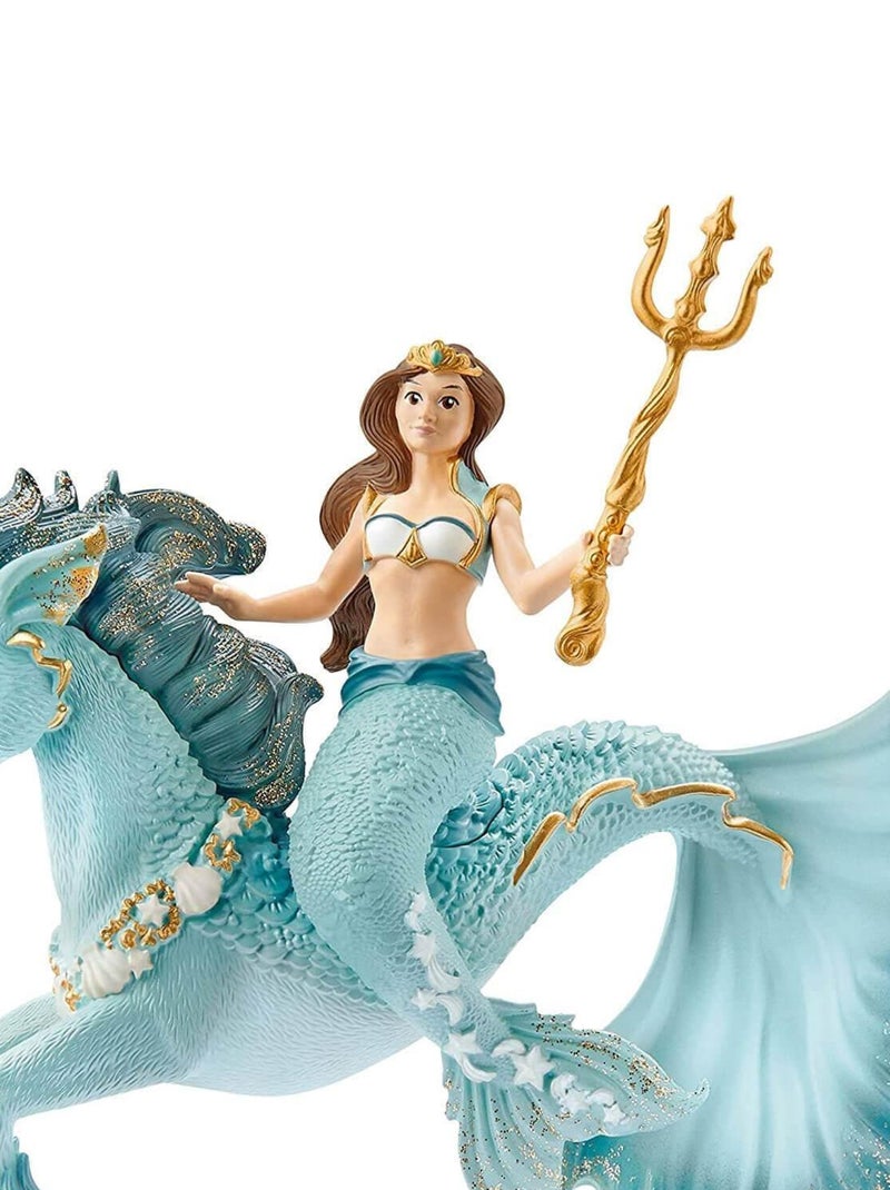 Figurine bayala : Sirène Eyela sur Cheval de mer N/A - Kiabi