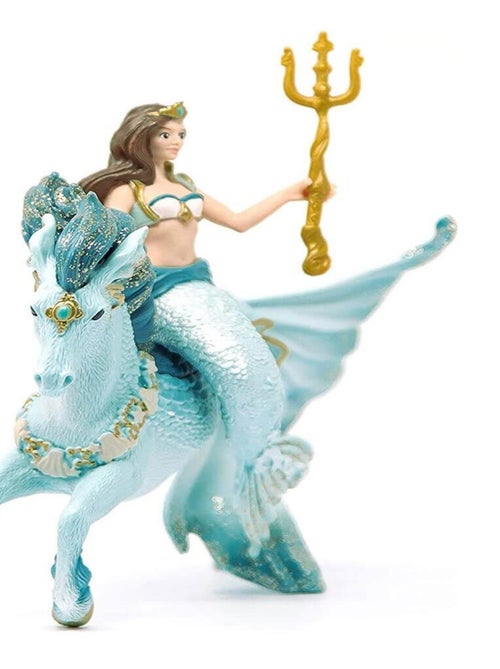 Figurine bayala : Sirène Eyela sur Cheval de mer - Kiabi