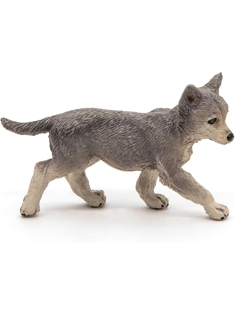 Figurine Bébé loup Gris - Kiabi