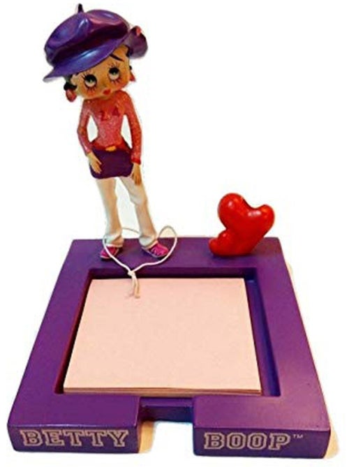 Figurine Betty Boop avec pense-bête en résine – 10,5 x 11,5 x 12 cm – Betty Boop - Kiabi
