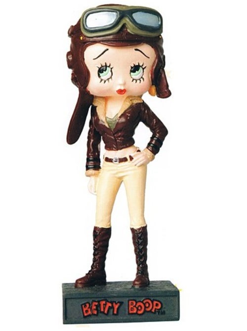 Figurine Betty Boop aviateur en résine peinte à la main – Collection 33 Betty Boop - Kiabi