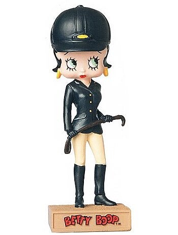 Figurine Betty Boop en résine Cavalière pin-up, Collection 31
