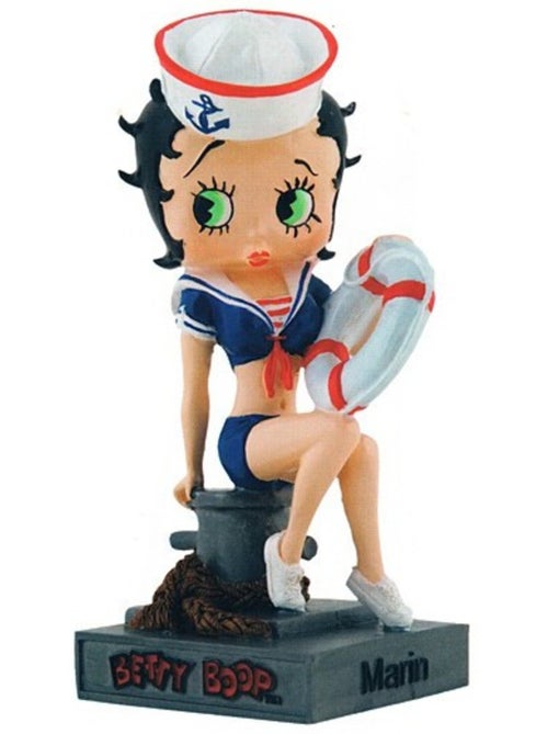 Figurine betty boop 'figurine betty boop marin' résine – collection n°10 betty boop - Kiabi