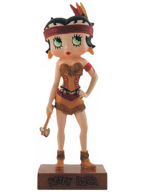 Figurine Betty Boop 'Indian Collection' – Résine peinte à la main – 15 cm - Kiabi