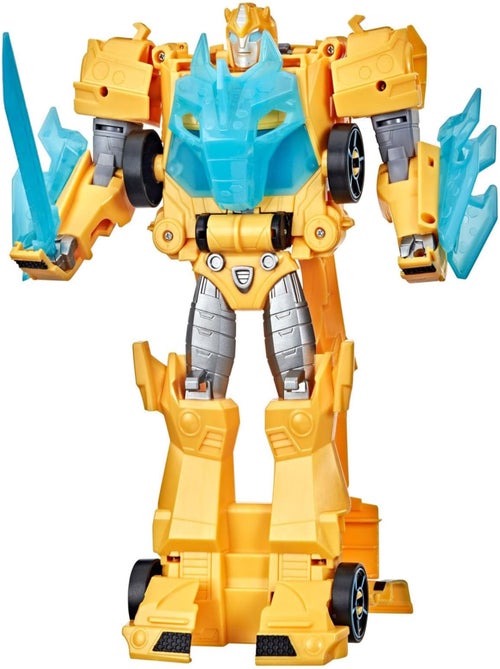 Figurine Bumblebee Cyberverse Adventures Dinobots Unite Roll N' Change 25cm - Transformers - Kiabi