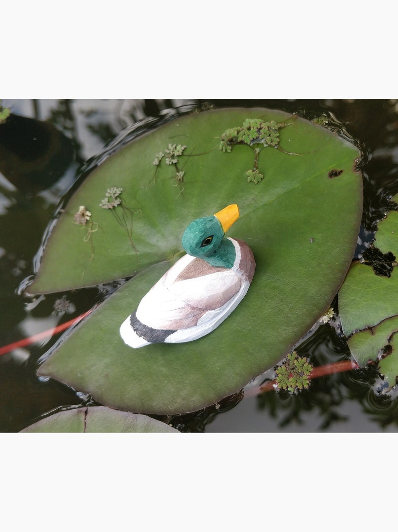 Figurine canard colvert Marron - Kiabi