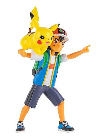 Figurine caractéristique de la bataille Ash et Pikachu