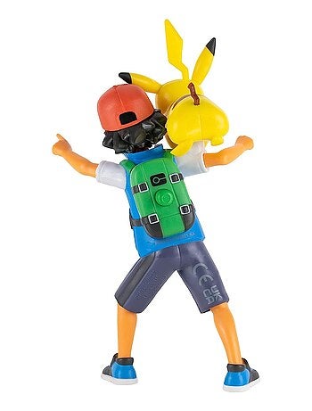 Figurine caractéristique de la bataille Ash et Pikachu