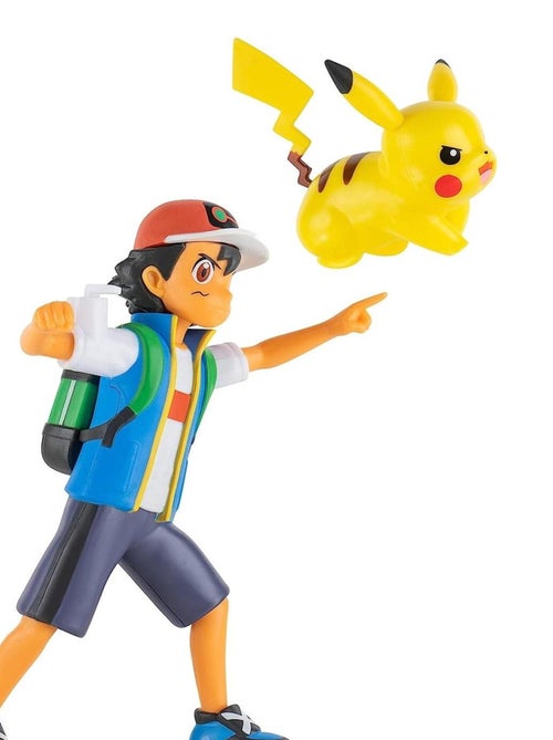 Figurine caractéristique de la bataille Ash et Pikachu - Kiabi