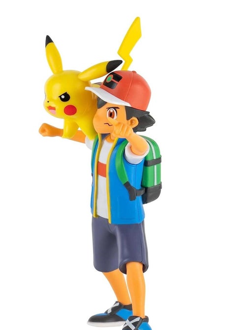 Figurine caractéristique de la bataille Ash et Pikachu - Kiabi