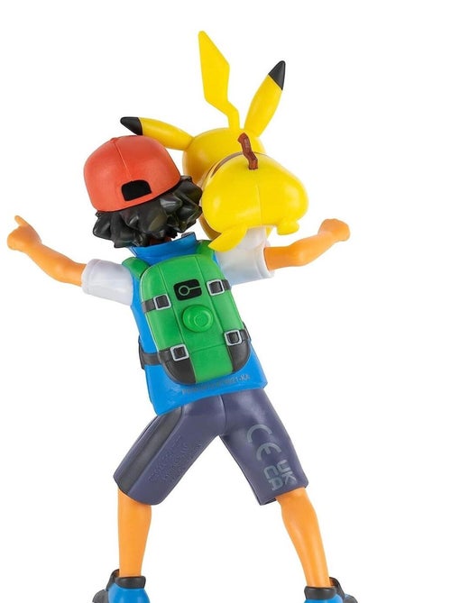 Figurine caractéristique de la bataille Ash et Pikachu - Kiabi