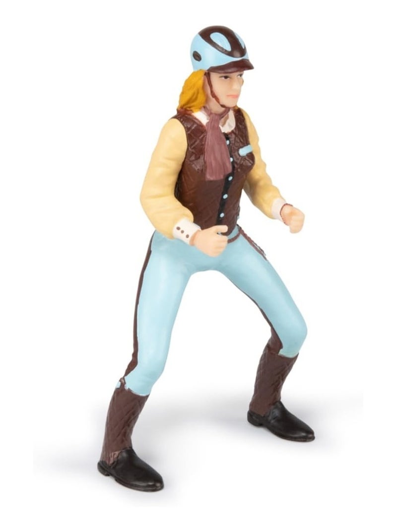 Figurine Cavalière adulte Fashion bleue Bleu - Kiabi