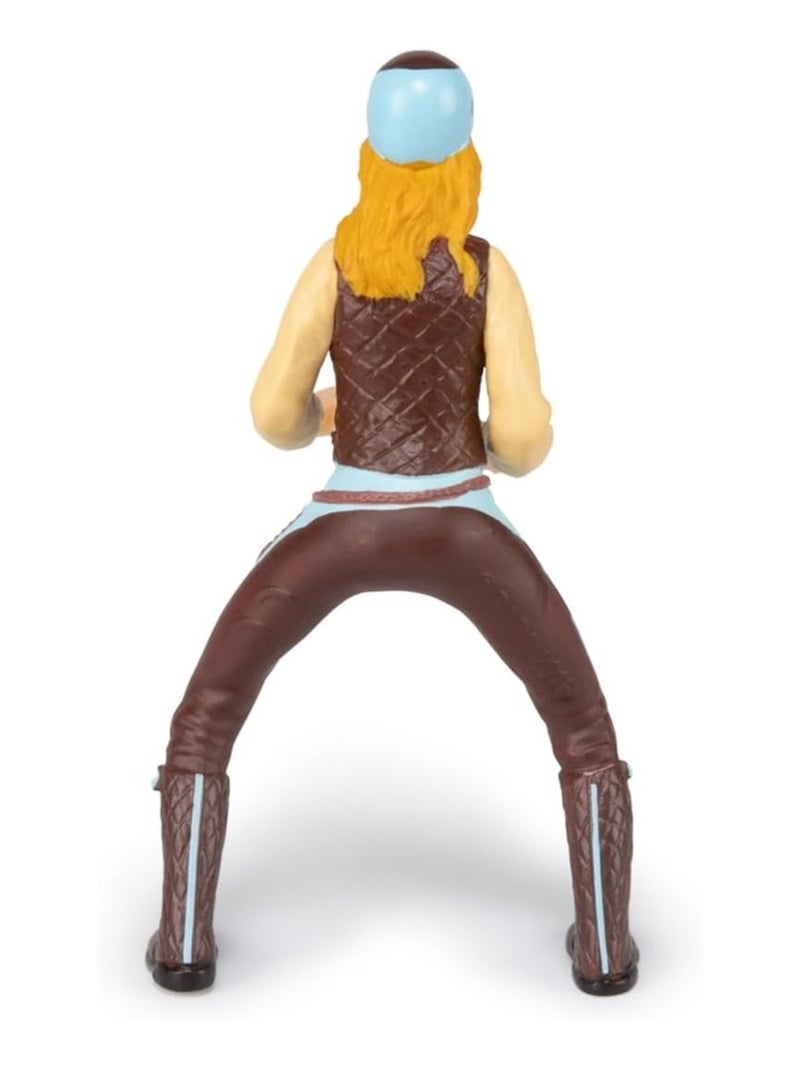 Figurine Cavalière adulte Fashion bleue Bleu - Kiabi