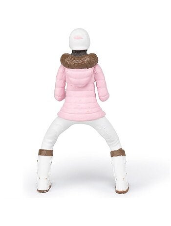 Figurine Cavalière Fashion hiver