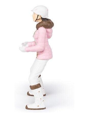 Figurine Cavalière Fashion hiver