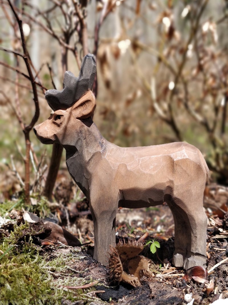 Figurine Cerf Marron - Kiabi