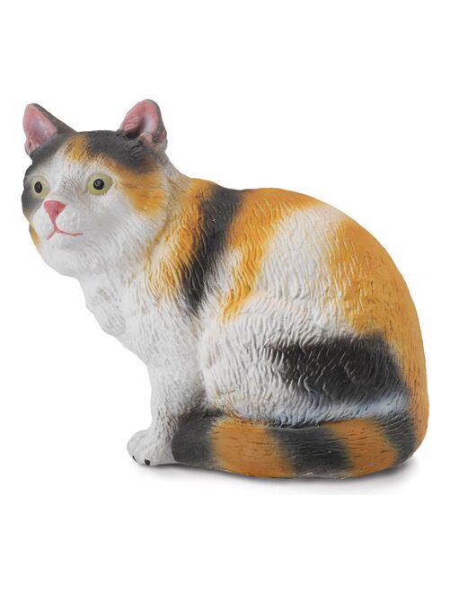 Figurine Chat : Chat 3 Couleurs Assis - Kiabi