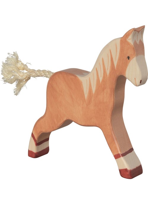 Figurine Cheval au galop, marron clair - Kiabi