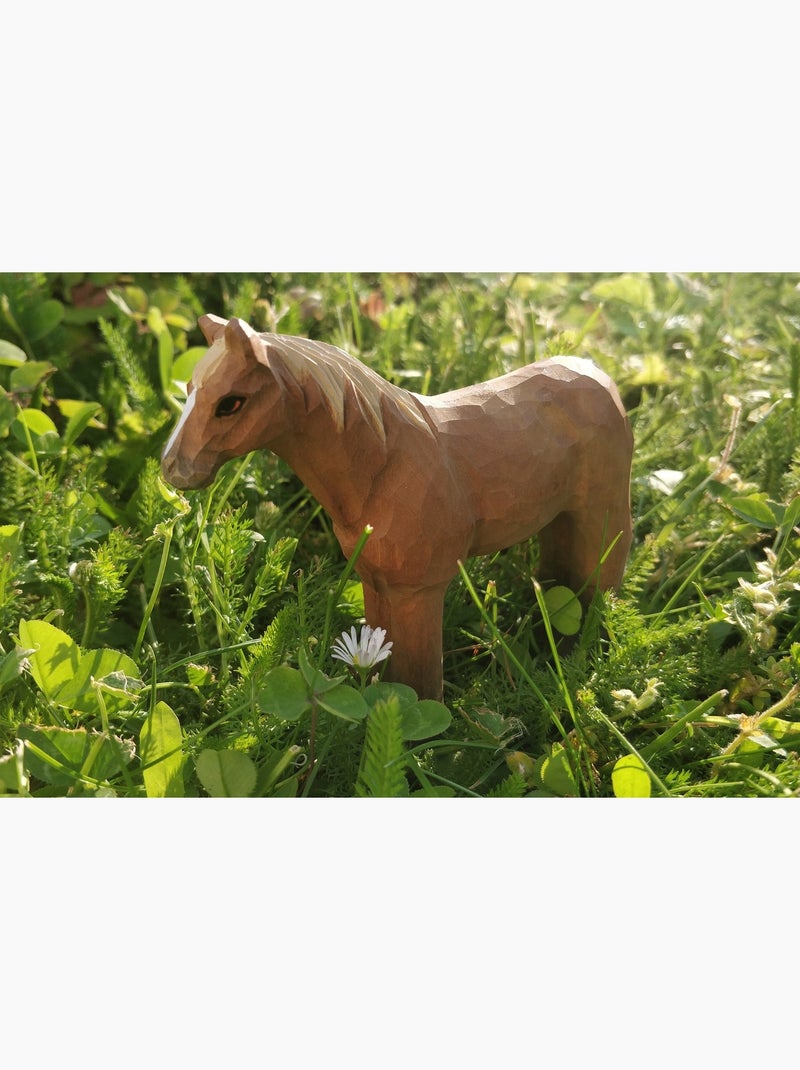 Figurine cheval brun Marron - Kiabi