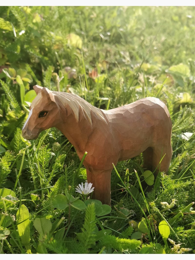 Figurine cheval brun Marron - Kiabi