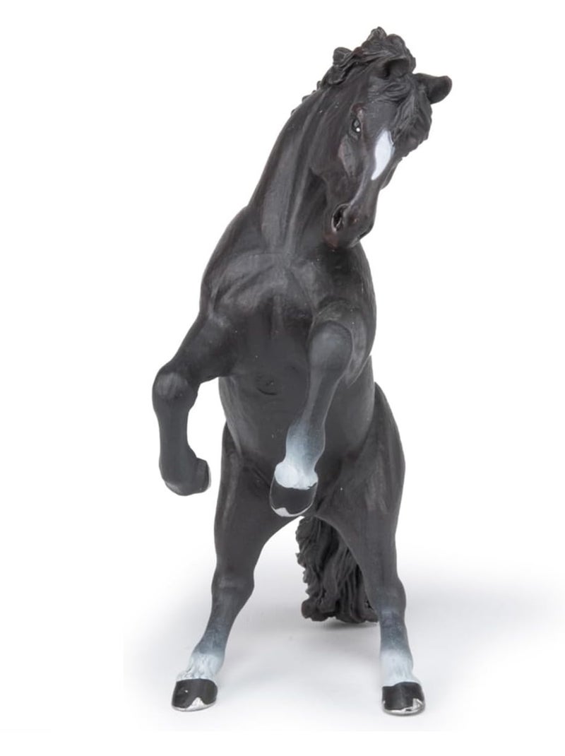 Figurine Cheval cabré noir Noir - Kiabi