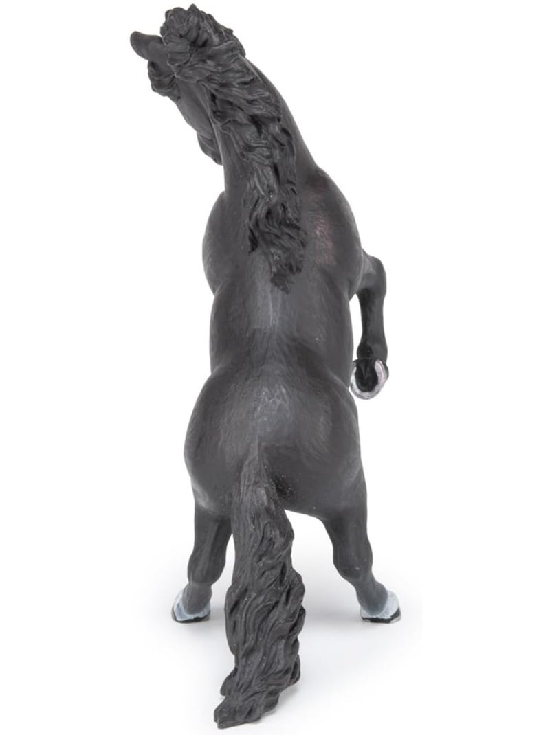 Figurine Cheval cabré noir Noir - Kiabi