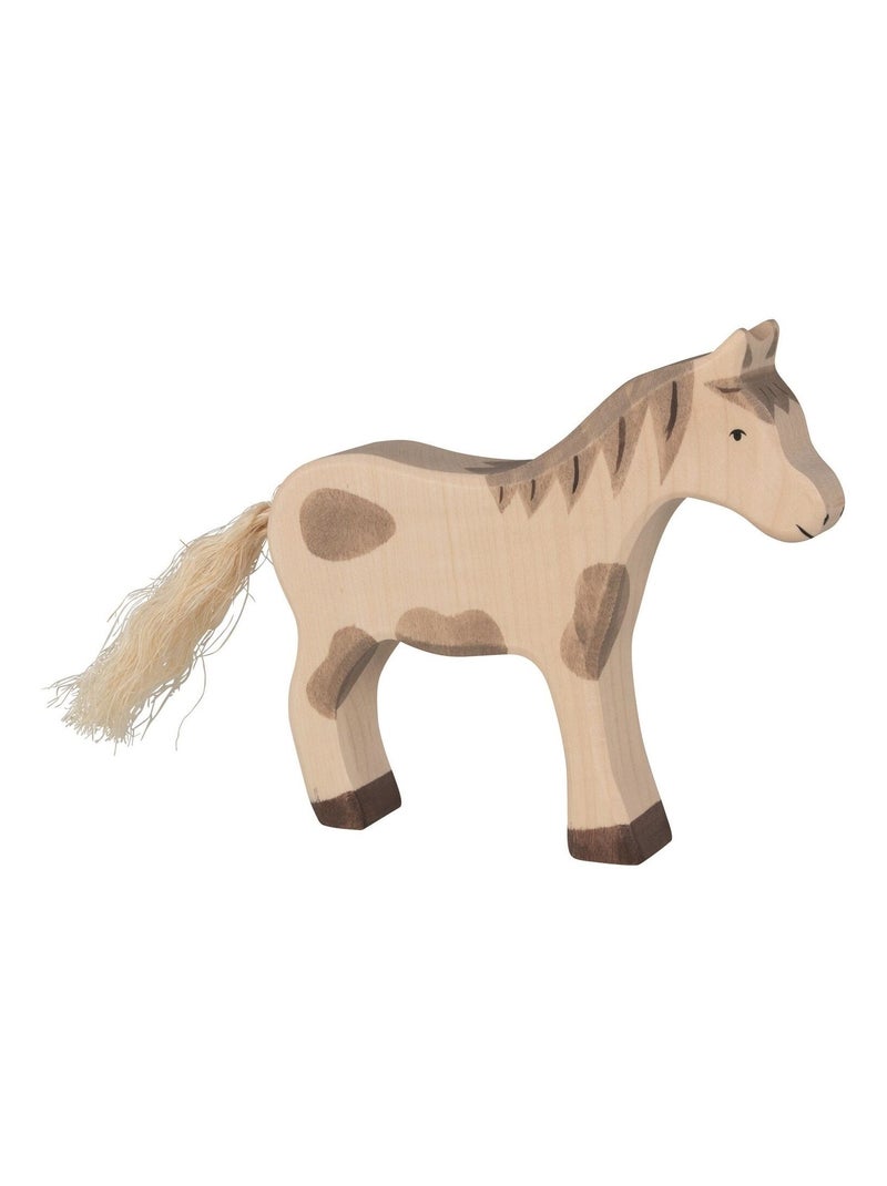 Figurine Cheval debout, tacheté Gris - Kiabi