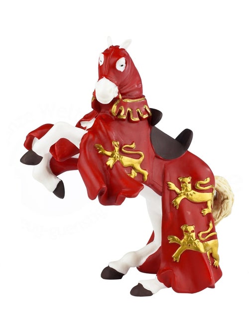 Figurine Cheval du Roi Richard rouge (sans chevalier) - Kiabi
