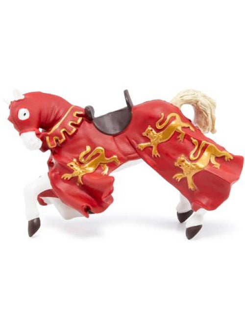 Figurine Cheval du Roi Richard rouge (sans chevalier) - Kiabi