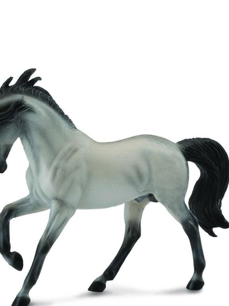 Figurine Cheval : Etalon Andalou Gris N/A - Kiabi