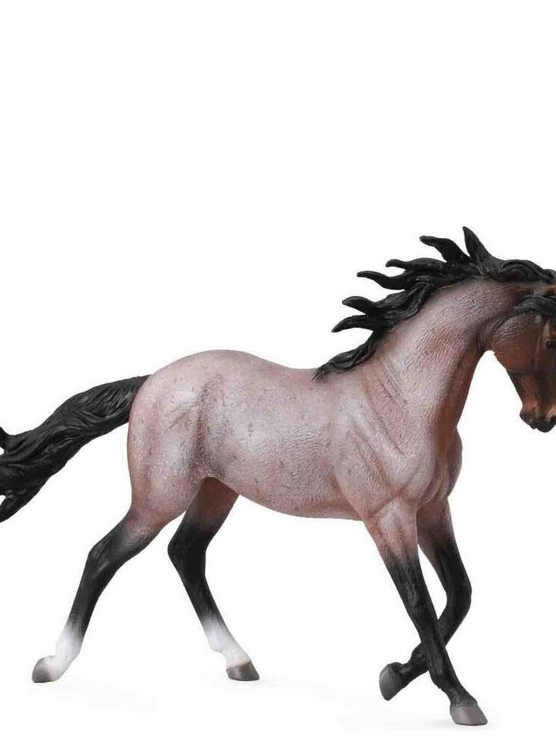 Figurine Cheval : Jument Mustang baie rouan N/A - Kiabi