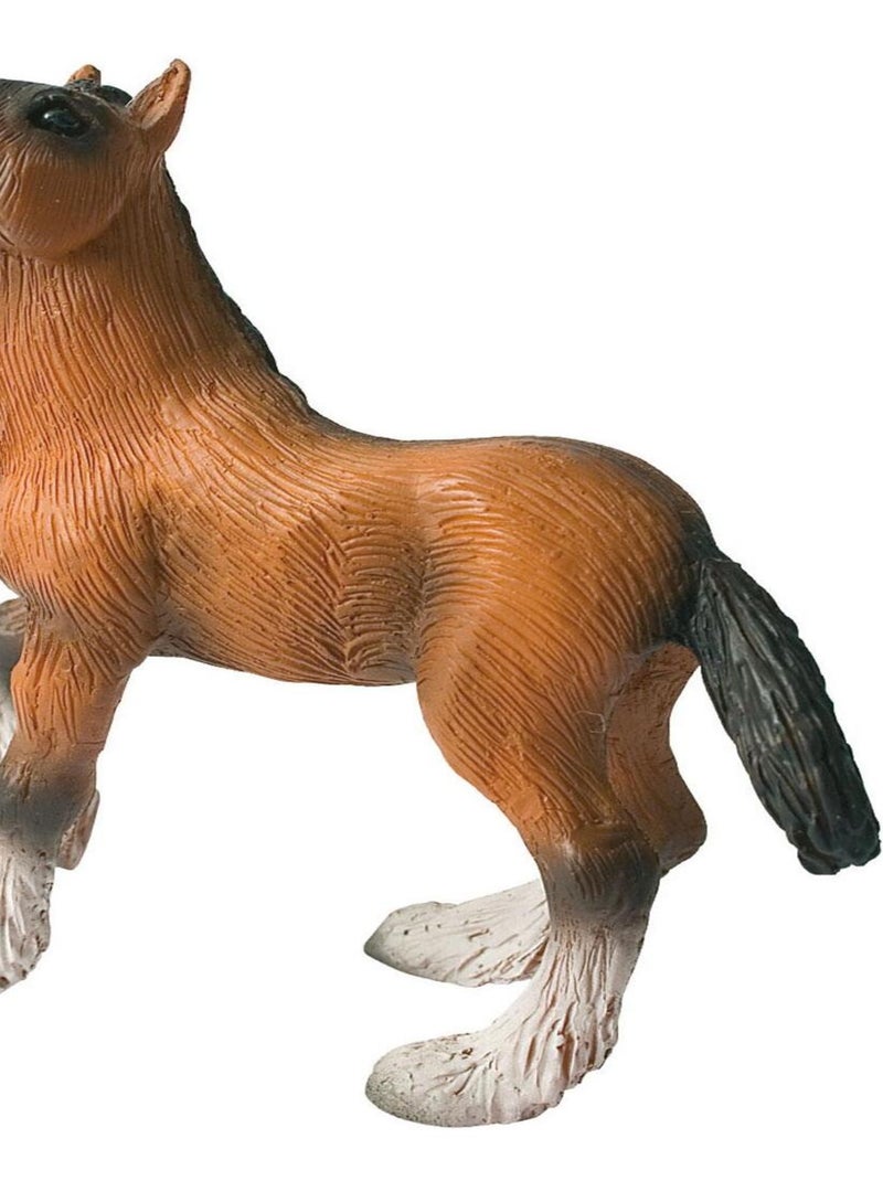 Figurine Cheval Shire : Poulain N/A - Kiabi