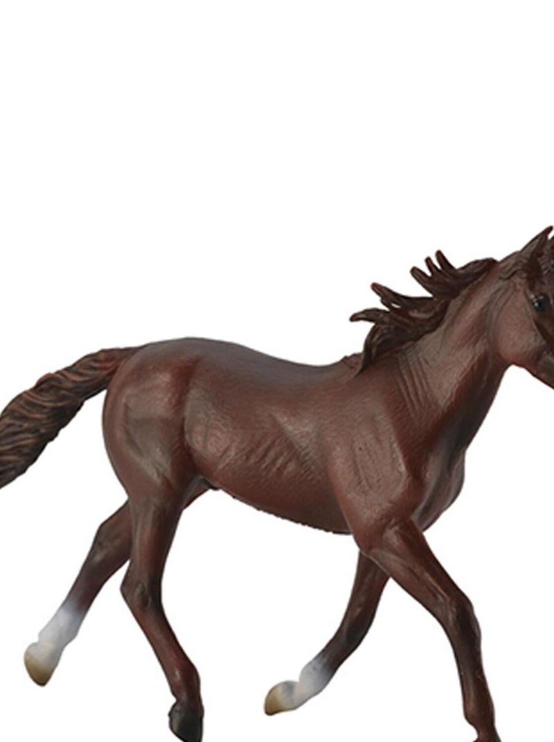 Figurine cheval : Standardbred Etalon Marron N/A - Kiabi