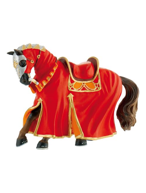 Figurine cheval tournoi rouge - Kiabi