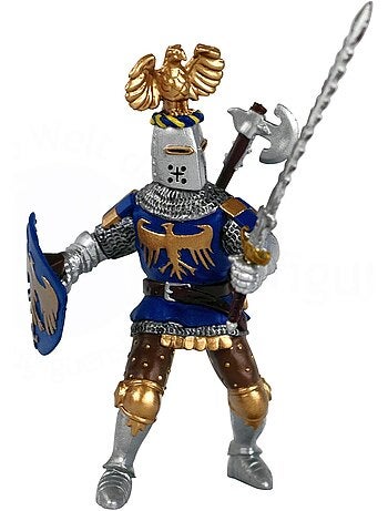 Figurine Chevalier au cimier bleu