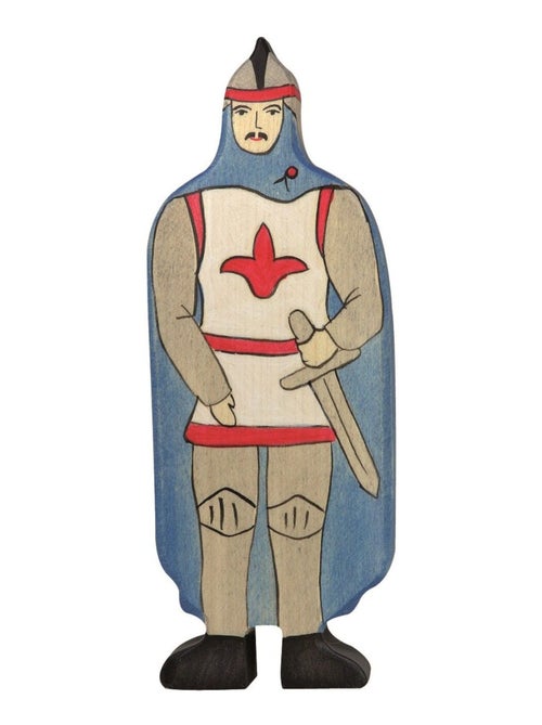 Figurine Chevalier avec manteau bleu - Kiabi