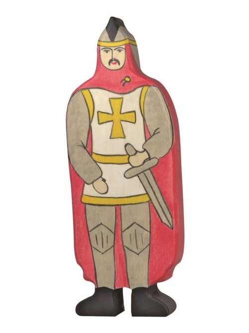 Figurine Chevalier avec manteau rouge - Kiabi
