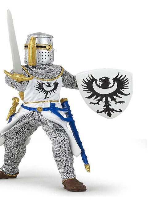 Figurine Chevalier blanc à l'épée - Kiabi