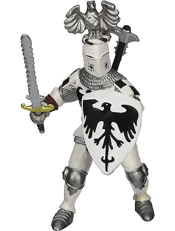 Figurine Chevalier blanc au cimier