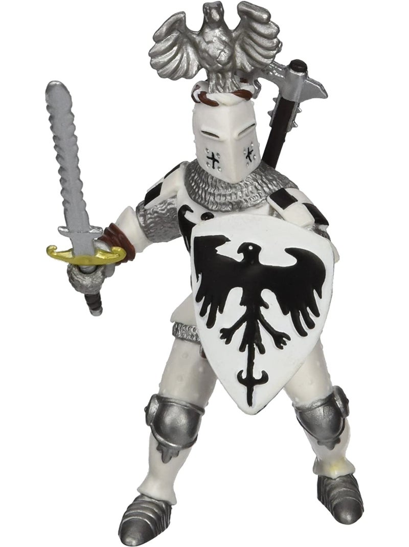 Figurine Chevalier blanc au cimier Blanc - Kiabi