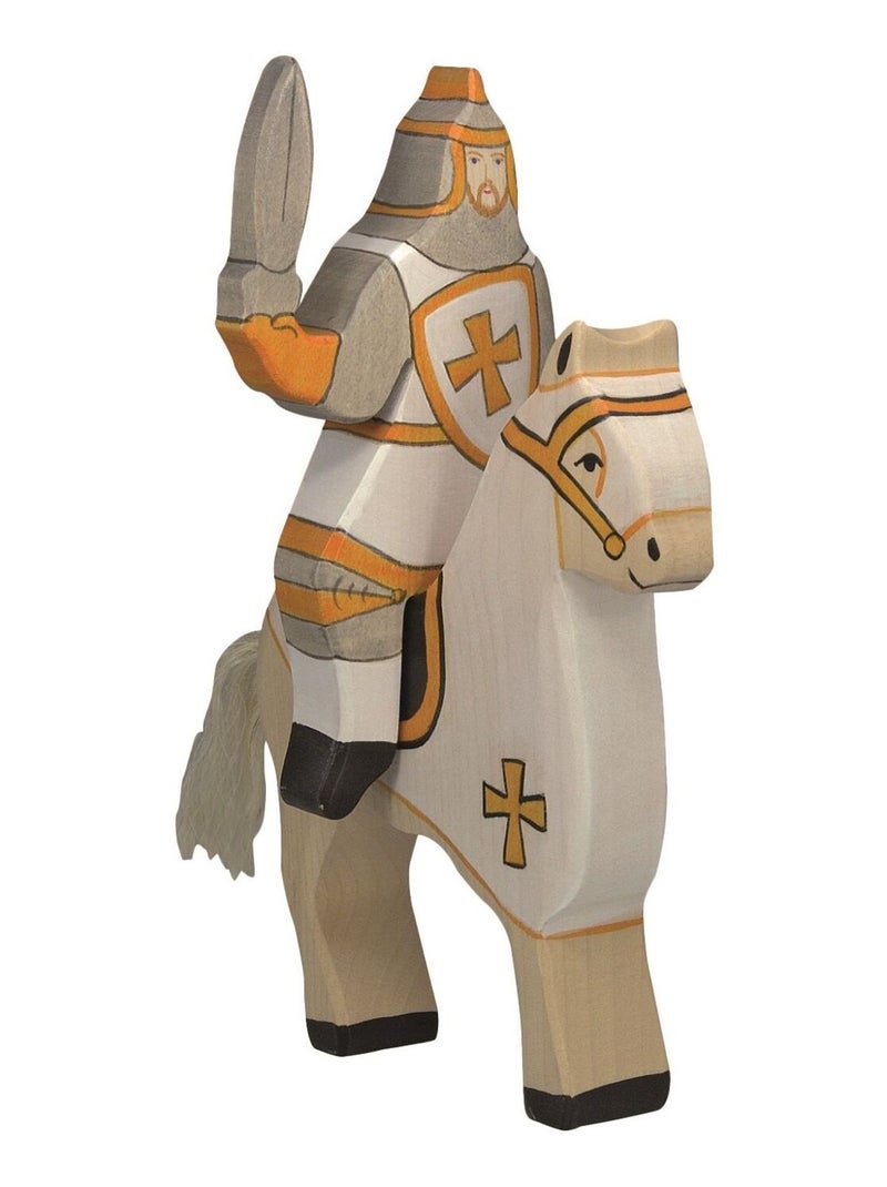 Figurine Chevalier blanc avec épée Blanc - Kiabi