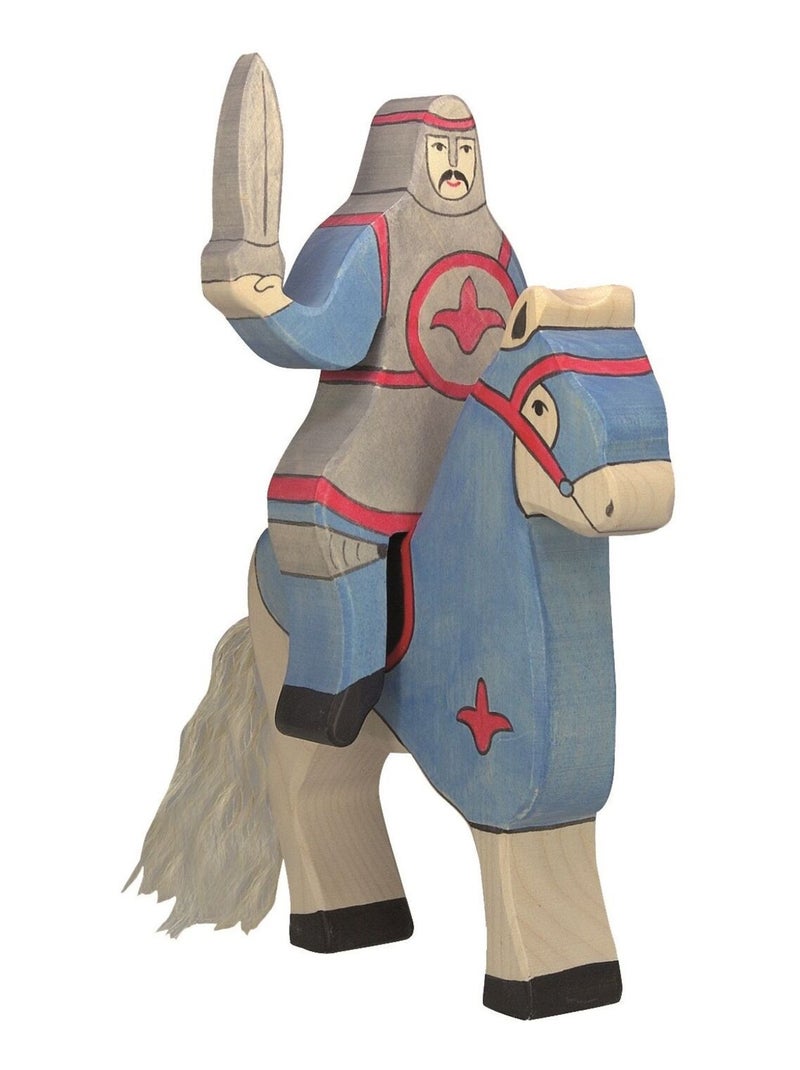 Figurine Chevalier bleu avec épée Bleu - Kiabi