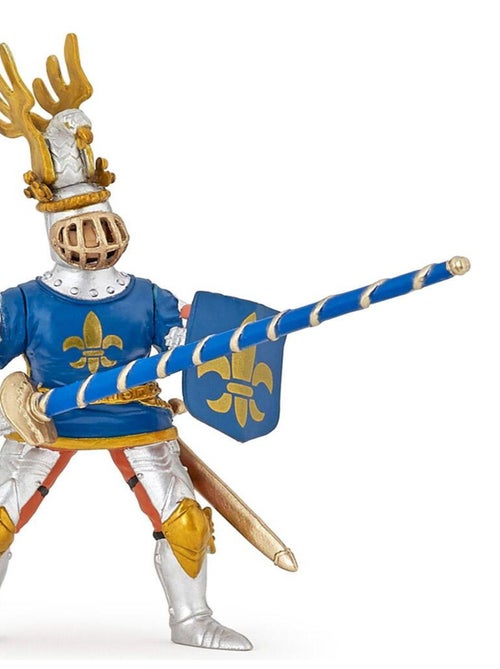 Figurine Chevalier bleu Fleur de Lys - Kiabi