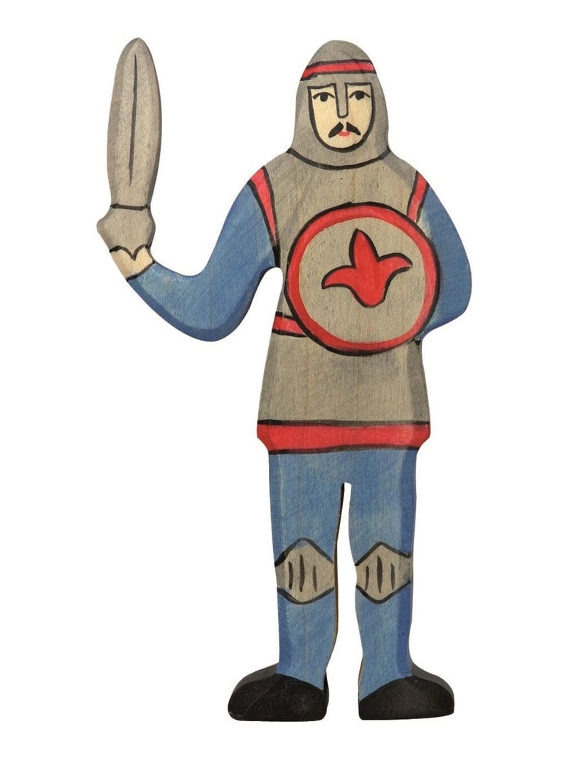 Figurine Chevalier combattant, bleu Bleu - Kiabi
